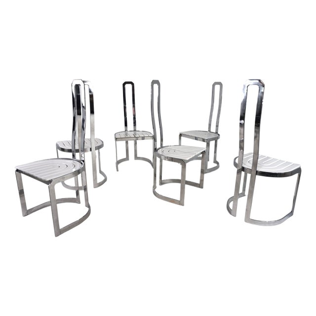 Postmodern Allmilmö Dining Chairs, 1980, Set of 6 For Sale
