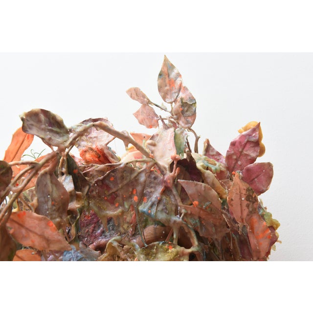 Christina Rodriquez MIxed Media Paint and Resin Wall Sculpture 2006 For Sale - Image 4 of 12