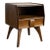Mid Century Modern in Style of Heywood Wakefield Maple Nightstand 1950s Bedside Table For Sale