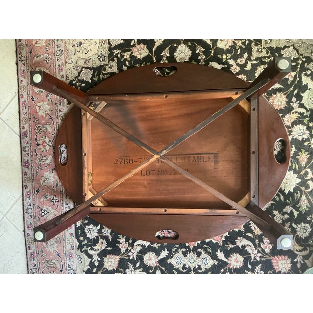 Wood Vintage Butlers Coffee Table For Sale - Image 7 of 12