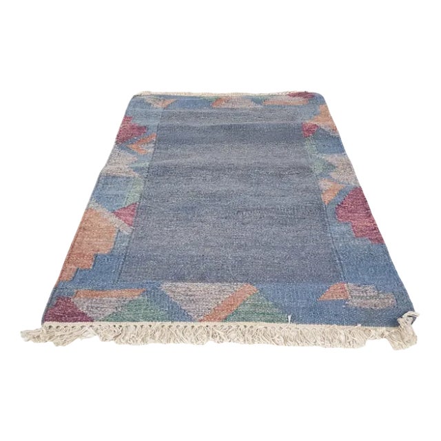 Vintage Wool Rug, India For Sale