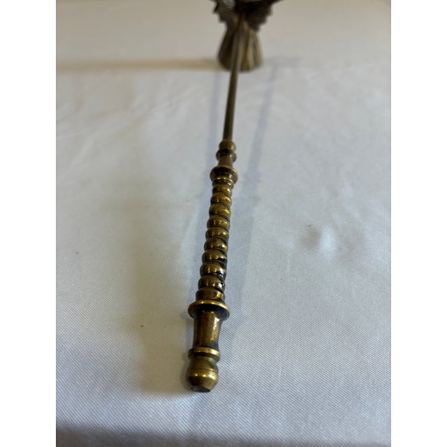 Metal Vintage Brass Figural Angel Candle Snuffer For Sale - Image 7 of 8