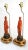 Lamp Pair by Borghese 1960s Signed & Restored - New Shades For Sale - Image 10 of 18