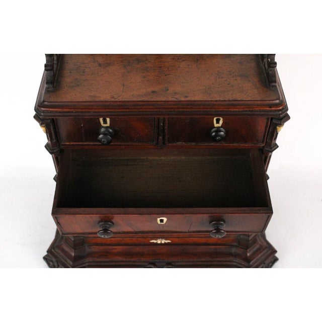 Antique Salesman Sample Mahogany Chest of Drawers For Sale - Image 9 of 11