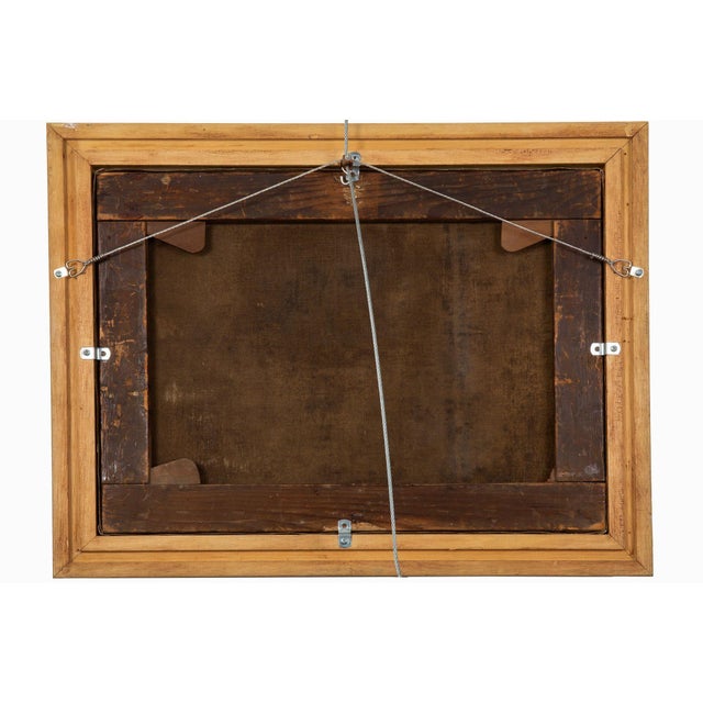 19th Century Swiss Antique Oil Painting of Mountains by Francois Niederhausern For Sale - Image 14 of 18