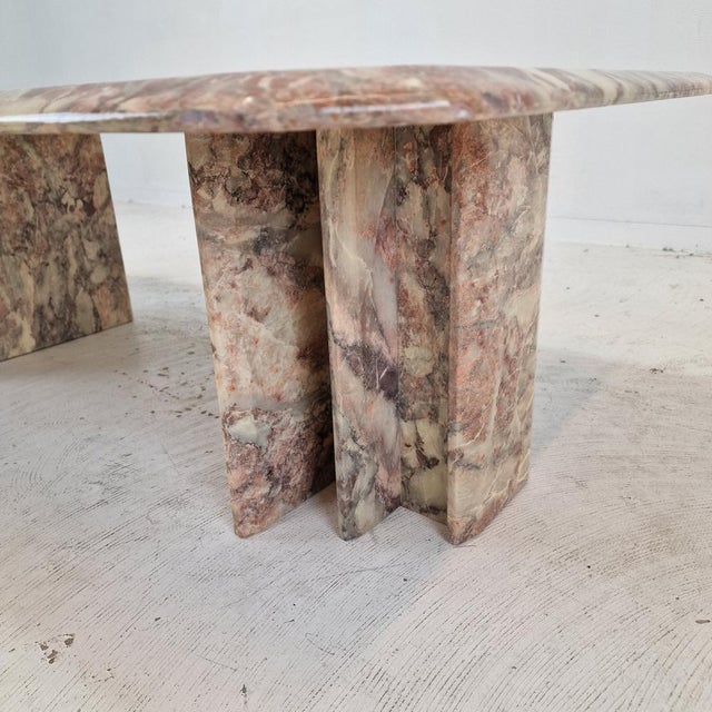 Italian Marble Coffee Table, 1980s For Sale - Image 12 of 16