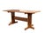 Brown Italian Fratino Dining Table in Wood and Brass, 1950s For Sale - Image 8 of 8