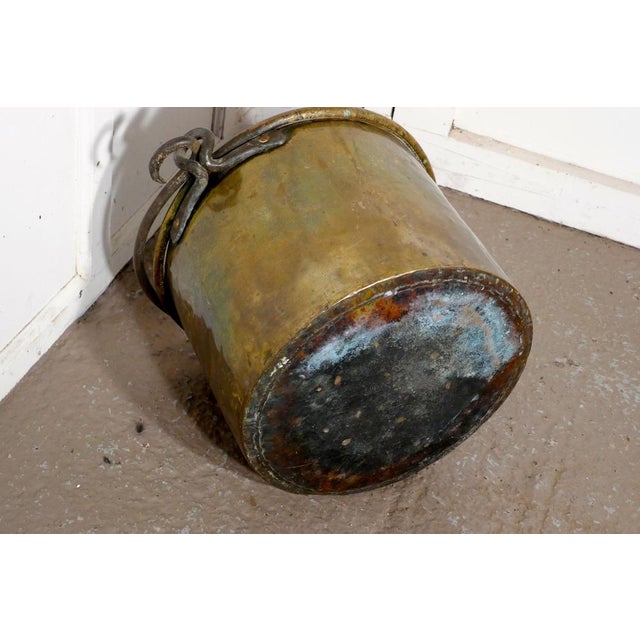 Early 19th Century Brass Cooking Pot, 1890s For Sale - Image 4 of 7