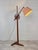 Brown Solid Wood Cushman Tripod Adjustable Floor Lamp For Sale - Image 8 of 8