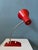 Vintage Space Age Red Flexible Table Lamp For Sale - Image 6 of 11