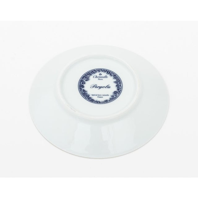 Ceramic Christofle "Pergola" Bread & Butter Plates, 5 For Sale - Image 7 of 8