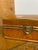 Mid 20th Century Lacquered Dome-Top Wooden Box Covered in Pigskin With Brass Fittings For Sale - Image 4 of 7