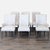 Lexington 7-Piece Modern Dining Set With Upholstered Chairs For Sale In San Francisco - Image 6 of 11