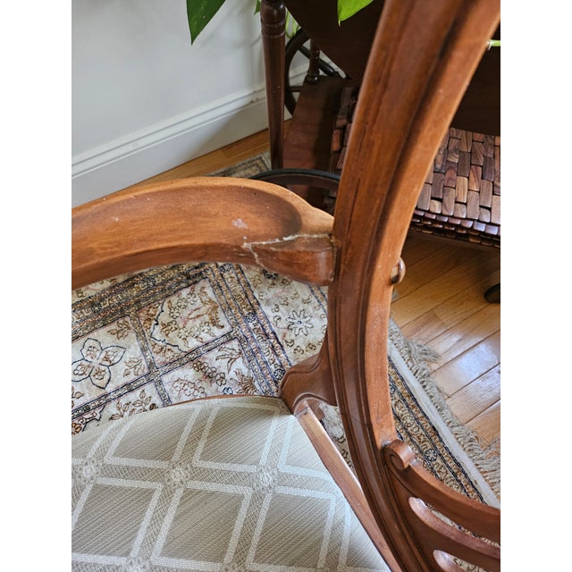 1960s Drexel Mahogany Double Pedestal Dining Table and Chairs For Sale - Image 9 of 9