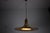Mid-Century Teak and Brass Pendant Lamp, Italy, 1960s For Sale - Image 4 of 14