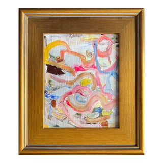 Framed Abstract Expressionist Painting For Sale