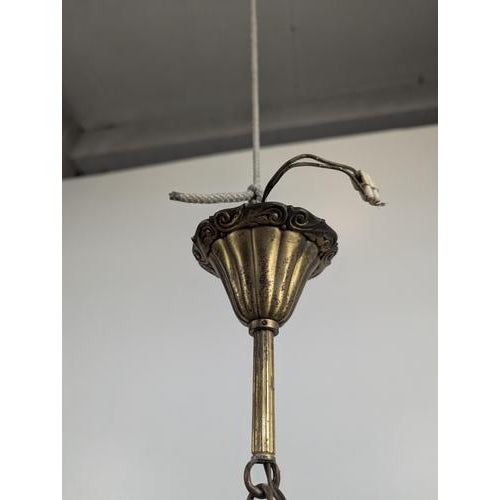 Vintage Brass and Lantern For Sale - Image 6 of 7