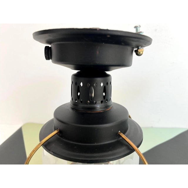1960s Nautical Lantern Lights, Pair For Sale - Image 14 of 16