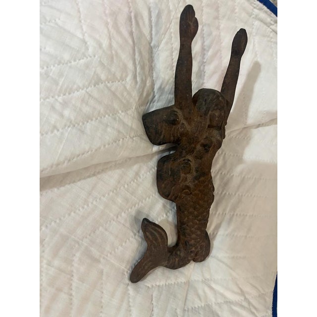Early 20thc Cast Mermaid Boot Scraper/Remover For Sale In Los Angeles - Image 6 of 7