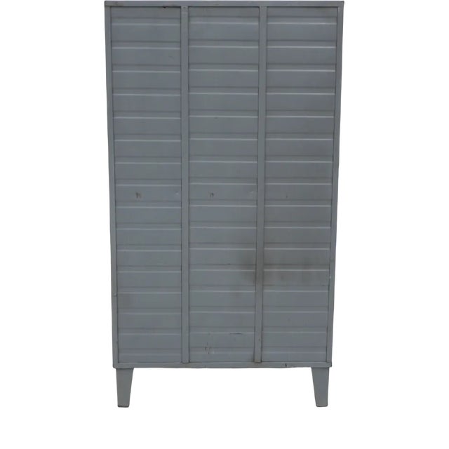Industrial Steel Locker With 3 Doors For Sale