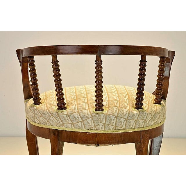 Upholstered Walnut Armchair from Spätbidermeier, Germany, 1870s For Sale - Image 11 of 16