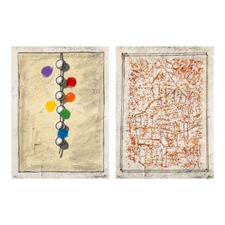 Domenick Capobianco Lithograph and Screenprint, 2 For Sale
