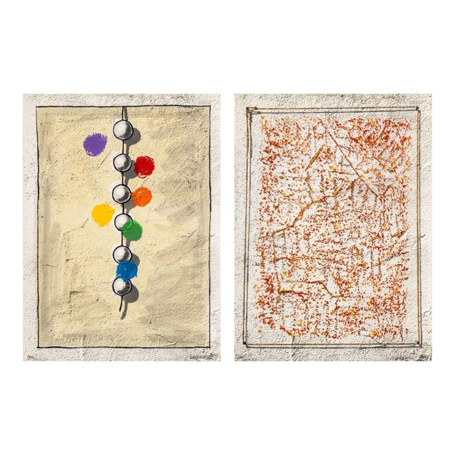 Domenick Capobianco Lithograph and Screenprint, 2 For Sale
