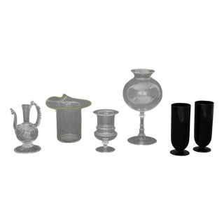 Contemporary Studio Glass Vessels, 6 For Sale