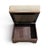 Early-to-Mid 20th Century Upholstered Wood Storage Ottoman With Hinged Lid For Sale - Image 16 of 17