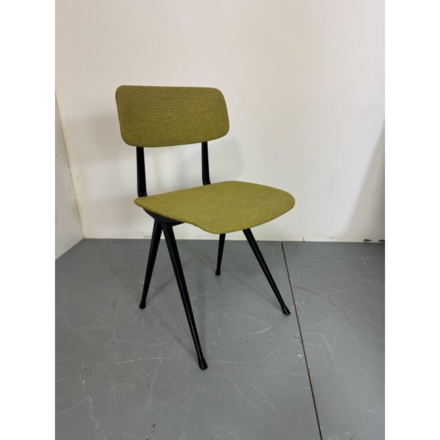 1950s Mid-Century Modernist Industrial Side Desk Chair by Friso Kramer for Ahrend De Cirkel, 1960s For Sale - Image 5 of 9
