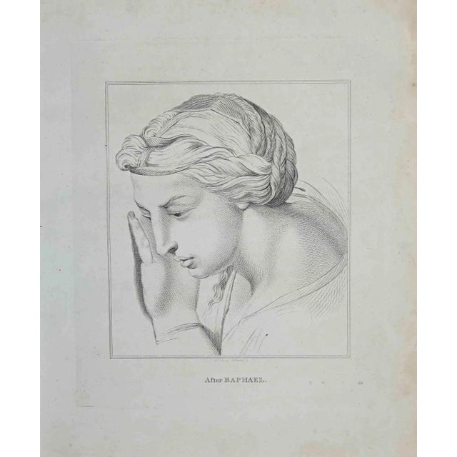 Portrait of After Raphael is an original artwork realized by Thomas Holloway (1748 - 1827). Original Etching from J.C....