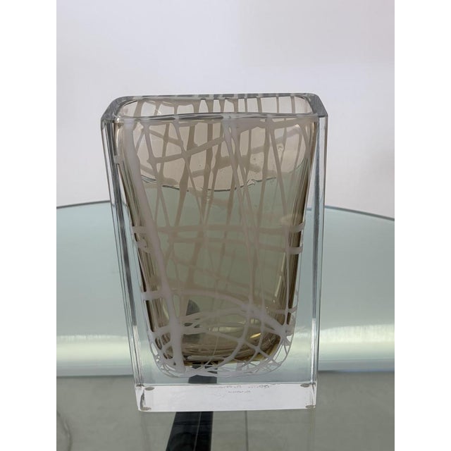 Murano Glass Vase by Roberto Beltrami, 1990s For Sale - Image 9 of 11