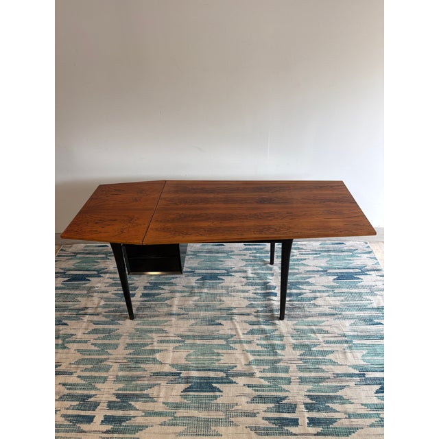 1960s Attributed Arne Vodder Danish Modern Rosewood “Coffin” Desk | Mid Century Modern | Made in Denmark For Sale - Image 12 of 18