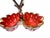 Early 19th Century Antique Viennese Biedermeier Ruby Opaline Glass Bonbon Dish With Gilt Floral Enamel Decoration & Silver Handle, c.1830 For Sale - Image 5 of 16