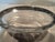 Vintage Orrefors engraved crystal vase in "Wish to the Moon" pattern created by Edvin Ohrstrom in 1942. It shows a young...