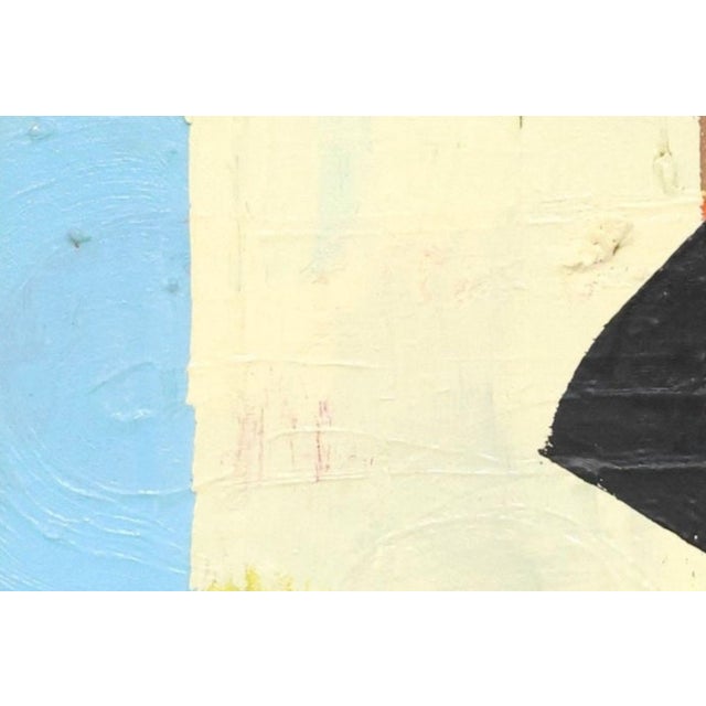 Abstract 1990s David Alysworth (Tx, b.1966), 'Blue Danube Blues' Oil Painting For Sale - Image 3 of 12