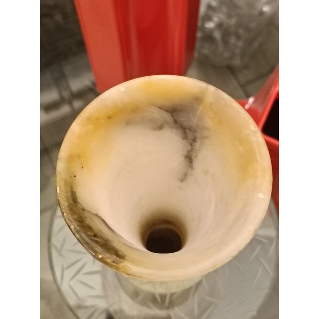 Glass Alabaster Vase by Annibale Oste, Italy, 2009 For Sale - Image 7 of 9