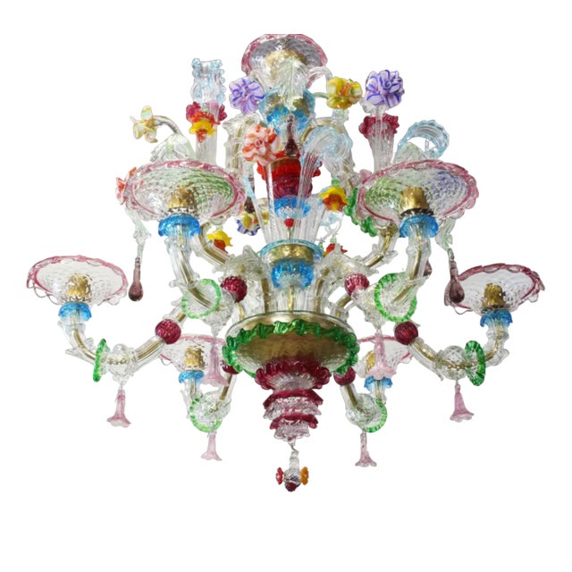Murano Chandelier by AZ HOME For Sale