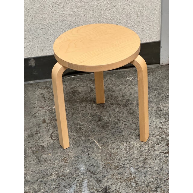 Alvar Aalto for Artek Stool, Model 60 For Sale - Image 11 of 12