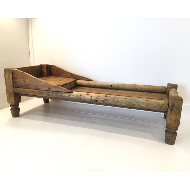 Early 20th Century Antique Primitive Wood Rustic Bench Chairish