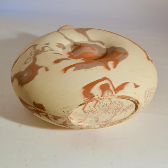 Large Pottery Vases in Earth Tones, Set of 2 For Sale - Image 10 of 12