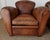 Pair of Antique French Leather Club Chairs - Circa 1920s For Sale - Image 9 of 16
