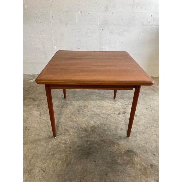 Mid-Century Modern Danish Modern Kurt Ostervig Dining Folding Teak Table For Sale - Image 3 of 6