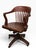 Early 20th Century Antique Bank of England Jury Style Swivel Tilt Desk Chair For Sale - Image 5 of 16