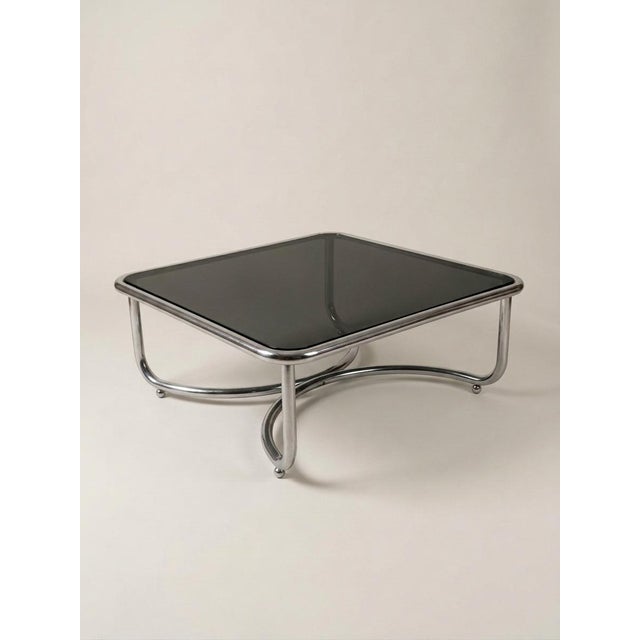 Locus Solus Coffee Table in Chromed Steel and Glass by Gae Aulenti for Poltronova, 1960s For Sale - Image 13 of 13