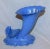 Fulpur Pottery cornucopia-shaped vase in Venetian Blue glaze. Number 4017. Fulper Pottery was incorporated in 1899...