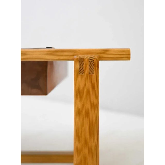 Wood Scandinavian Bench with Planter, 1960s For Sale - Image 7 of 10