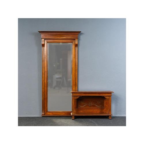 Large Art Nouveau Mirror with Console, Set of 2 For Sale - Image 10 of 10