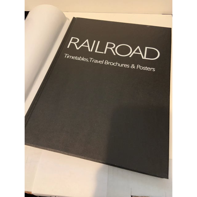 Rare book on the history and guide to collecting railroad timetables, travel brochures & posters by Brad S. Lomazzi. 1995...