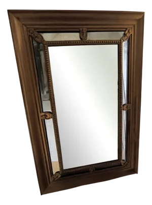 Wood Mirror, 19th Century